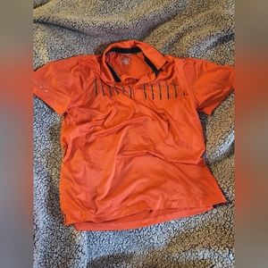 Under Armour Mens sz XXL bright orange athletic tee